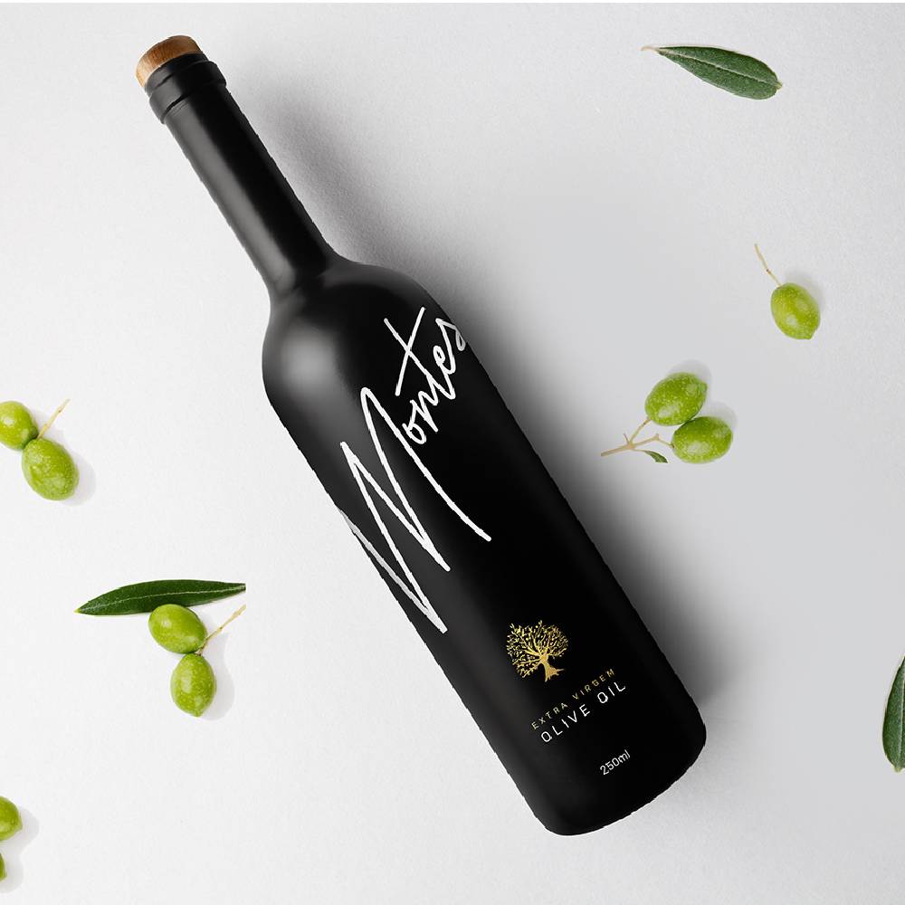 best olive oil label design 