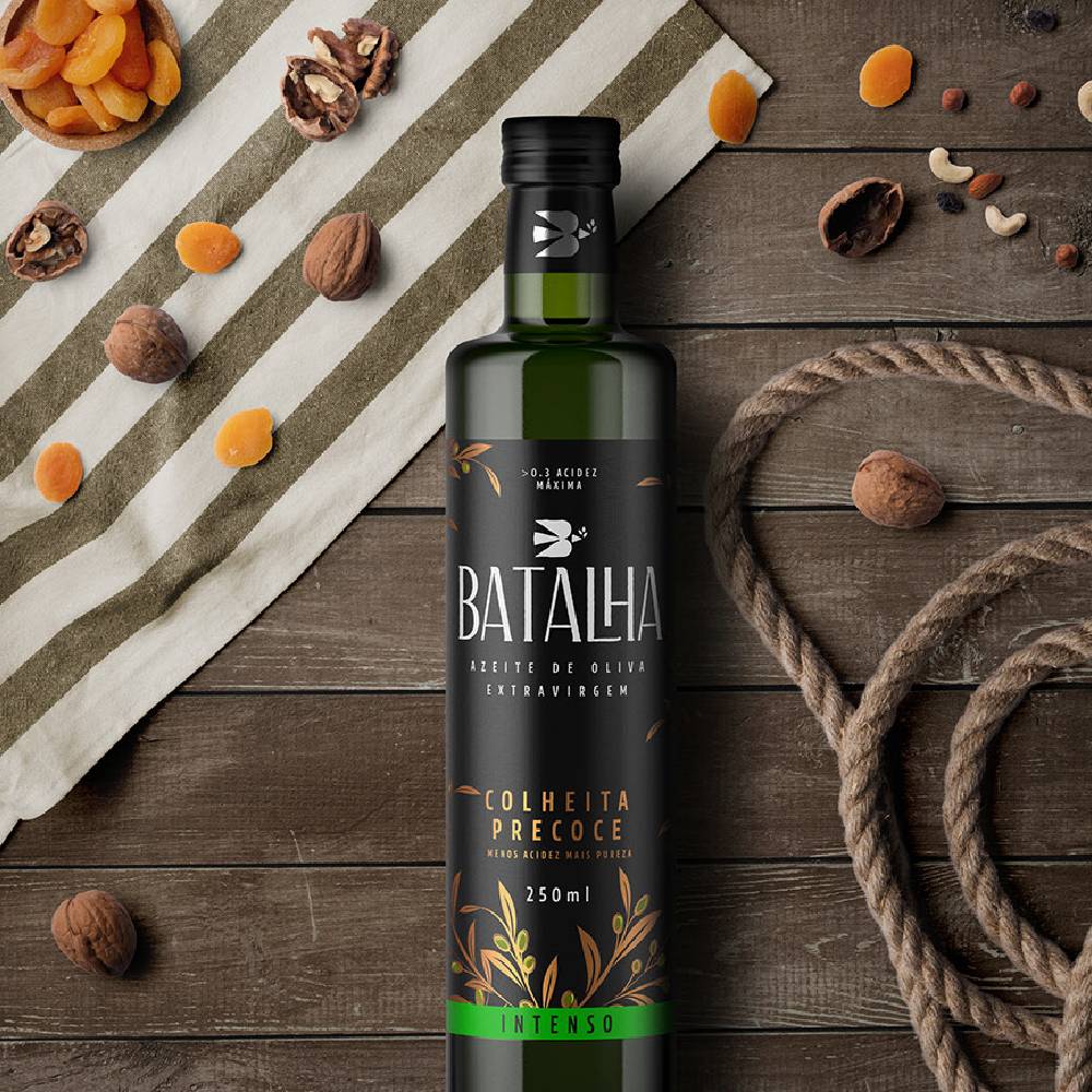 olive oil label design 