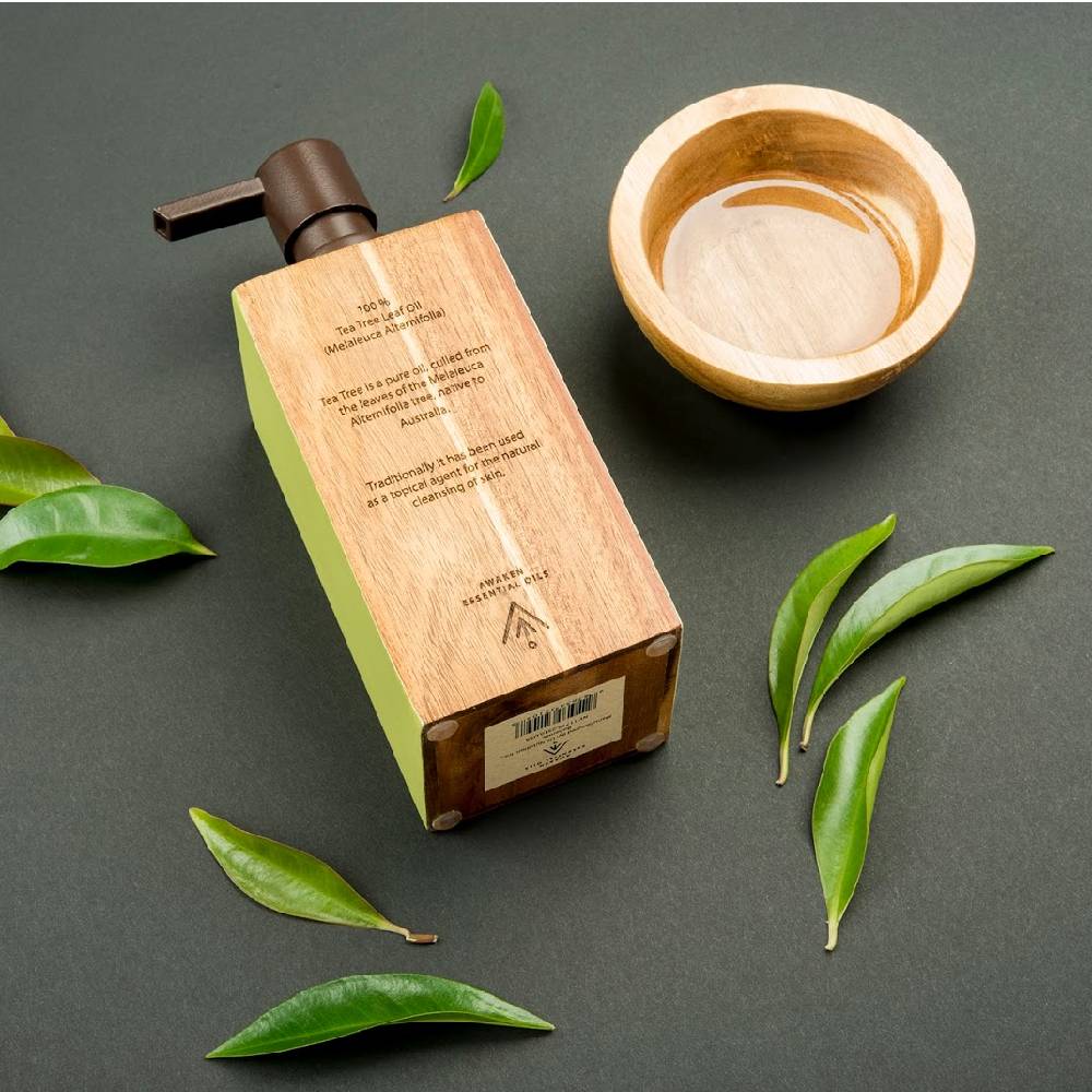tea tree oil packaging design 