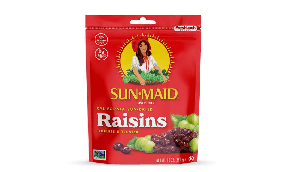 Raisins Pouch Packaging Design 