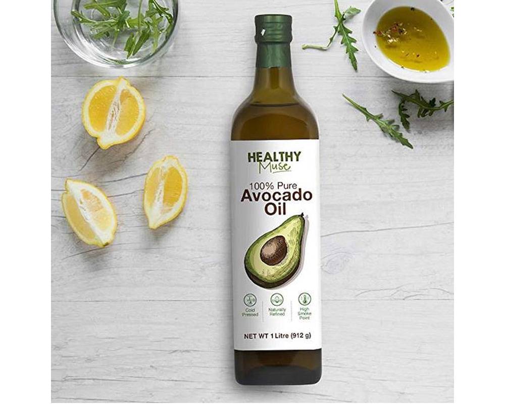 amazing avocado oil label design 