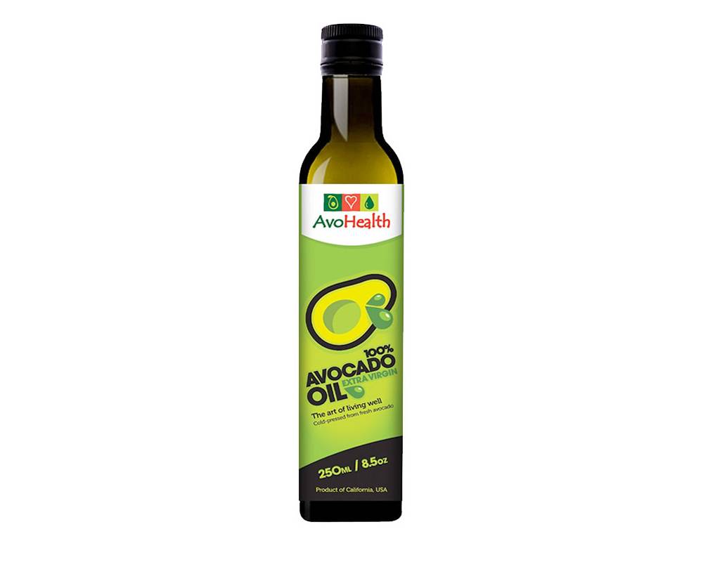 amazing avocado oil label design 