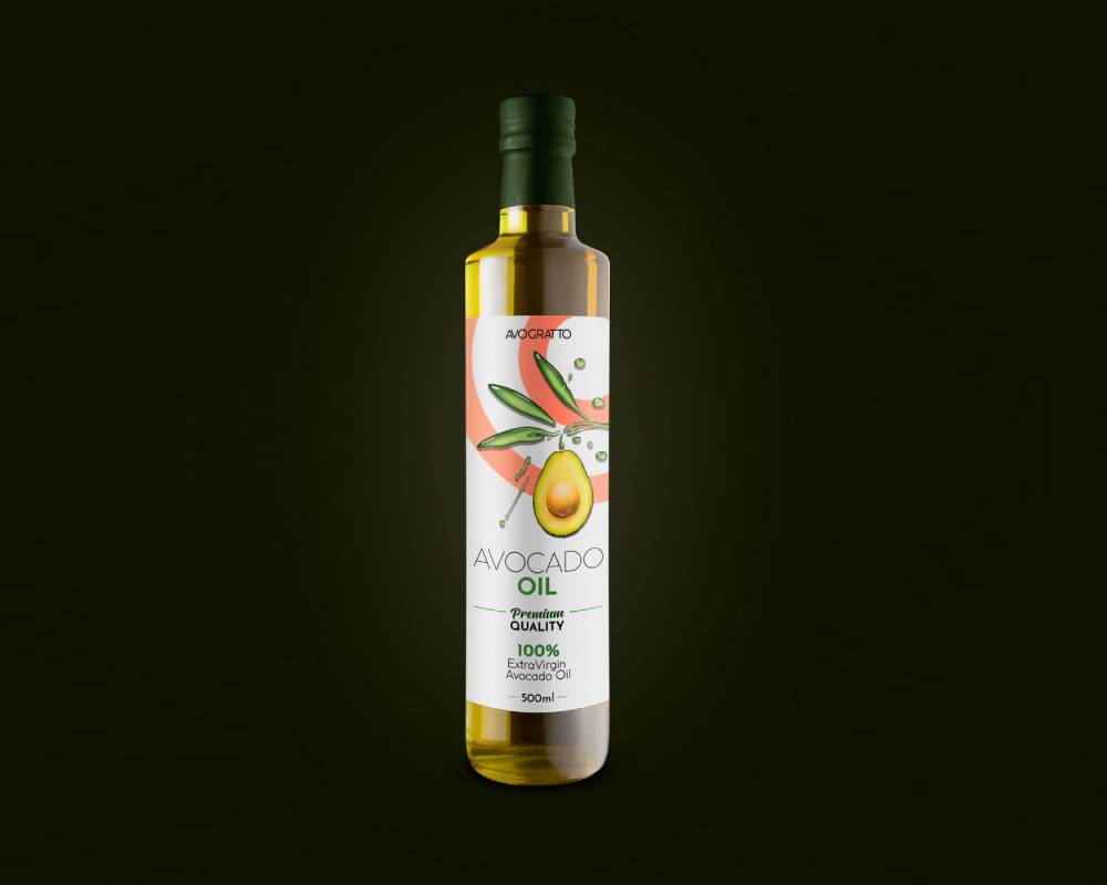 amazing avocado oil packaging design 