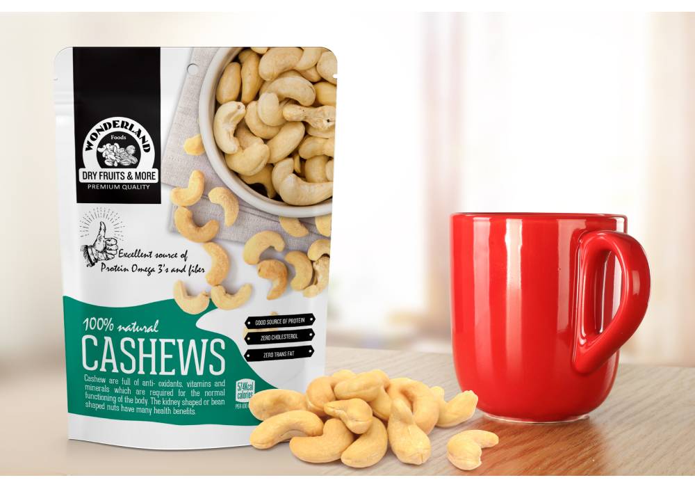 amazing cashew pouch packaging 