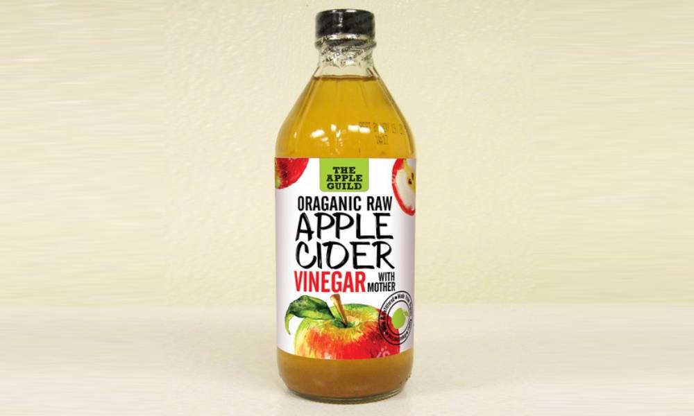 apple cider vinegar label design 