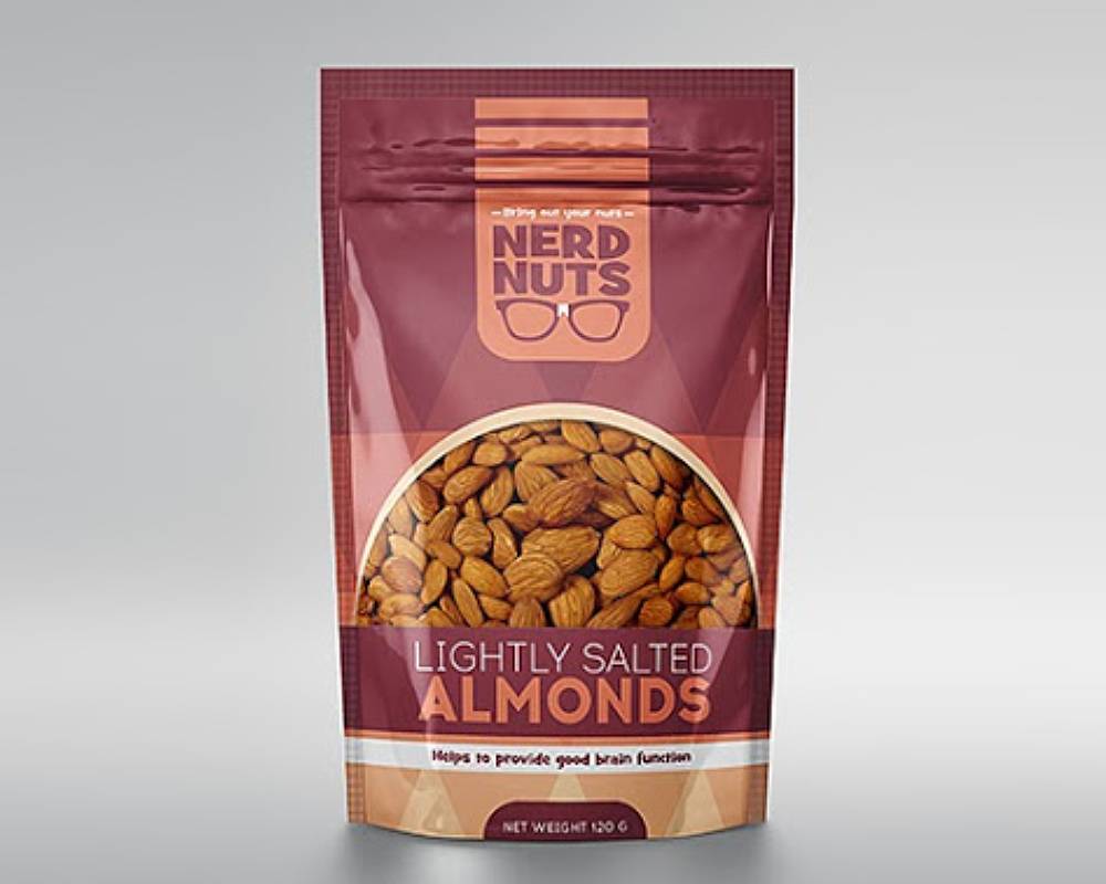 best almond packet design 