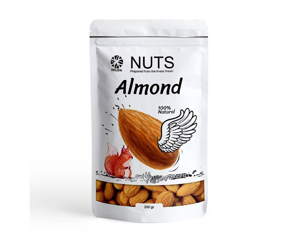 best almond packet design 