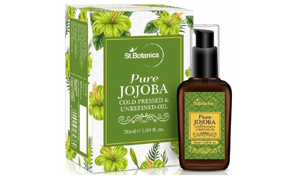 jojoba oil label design 
