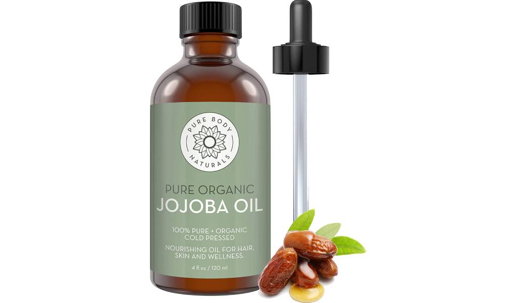 jojoba oil label design 