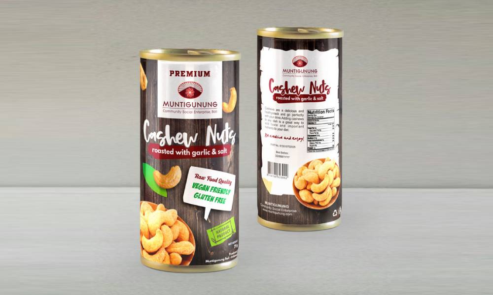 nuts packaging design 