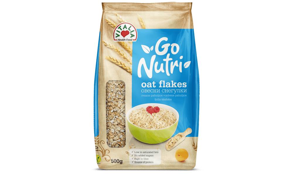 oats meal packet design 