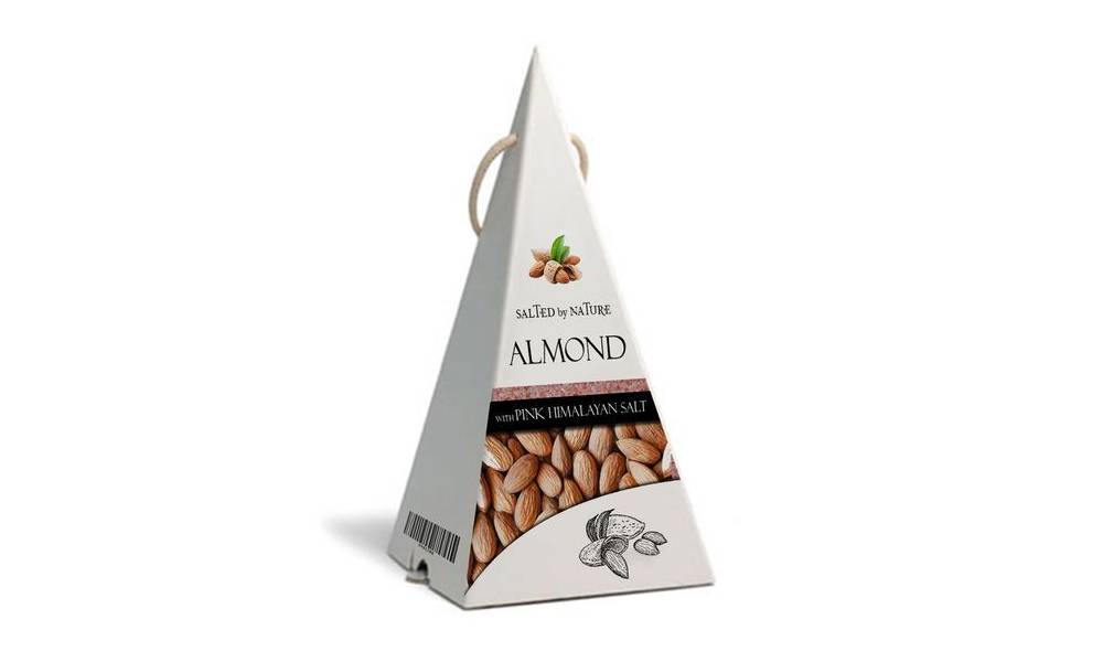 salted almond packaging design 
