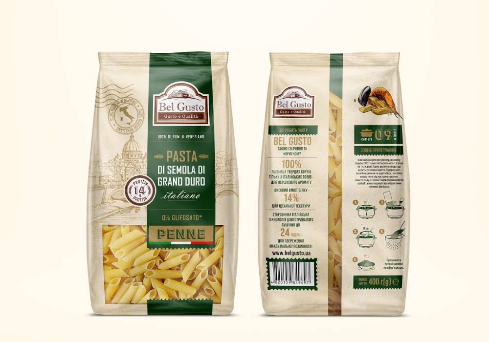 amazing pasta packaging design