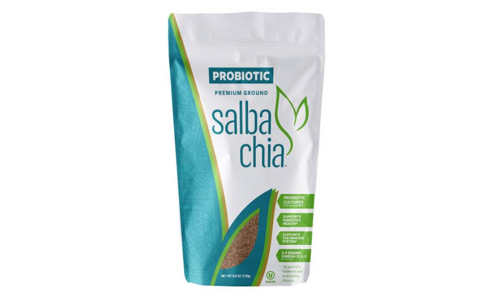 black chia seeds packaging design 