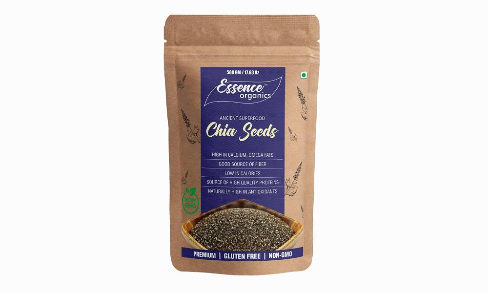 chia seeds pouch packaging design 