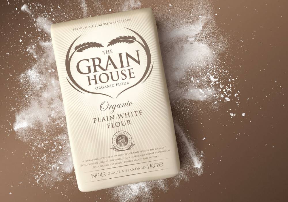 creative wheat flour packaging