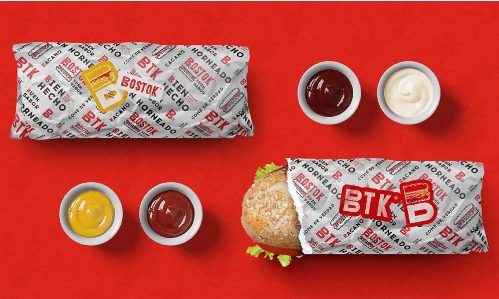 fast food sandwich packaging design 