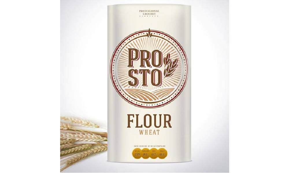 flour packaging design 