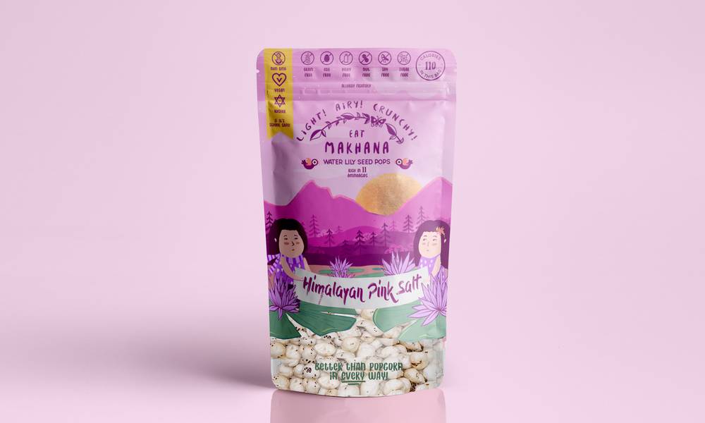 makhana packet design