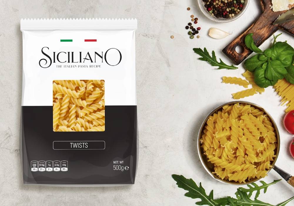 pasta packaging design