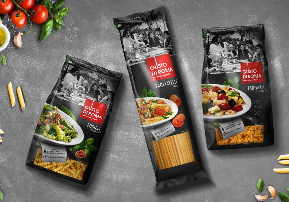 pasta packaging design