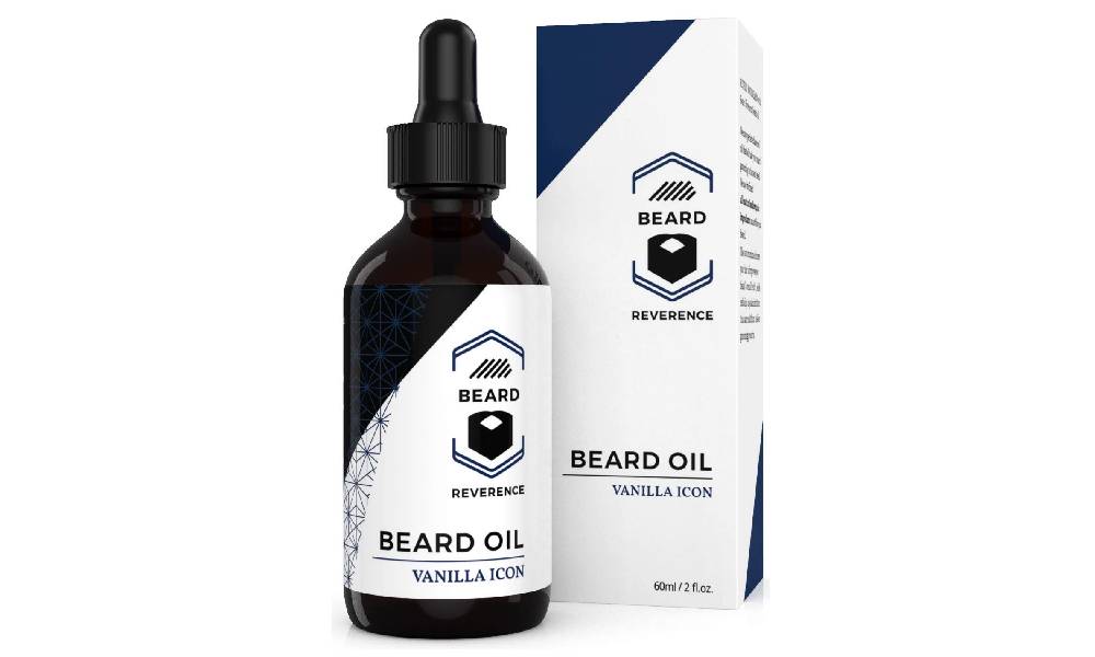 beard oil box design 