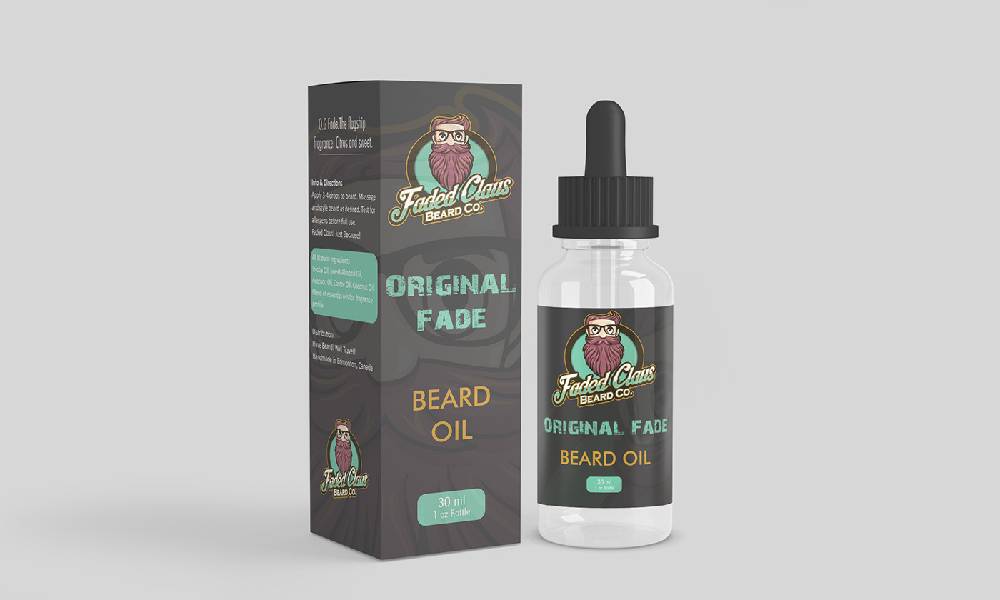 best beard oil packaging design 