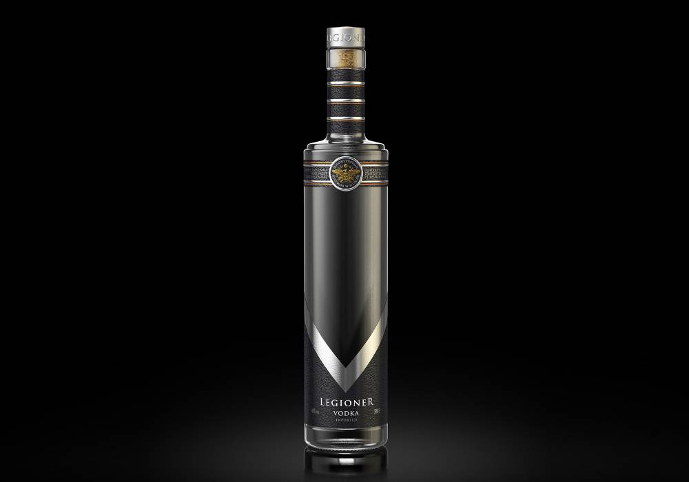 best vodka bottle label design 