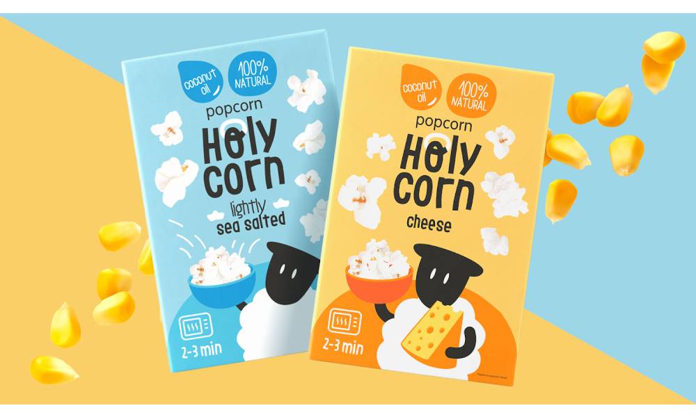 creative popcorn packaging design 