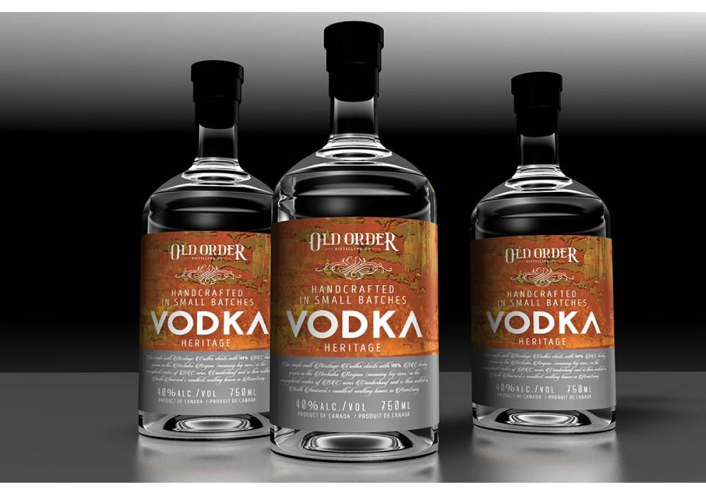 creative vodka label design