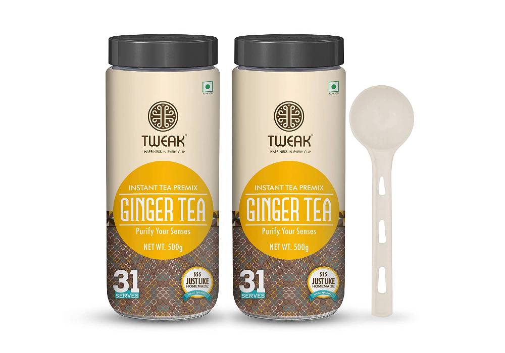 instant tea box label design 