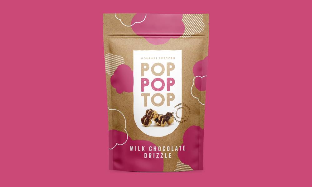 pop corn packaging design inspiration 