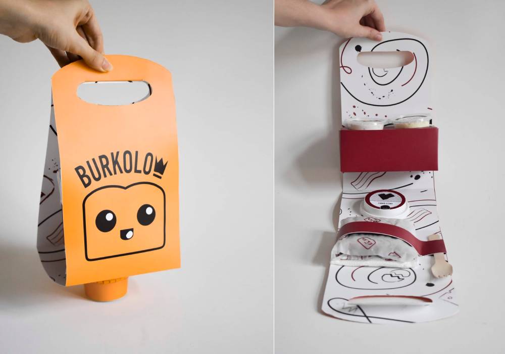 street food packaging design