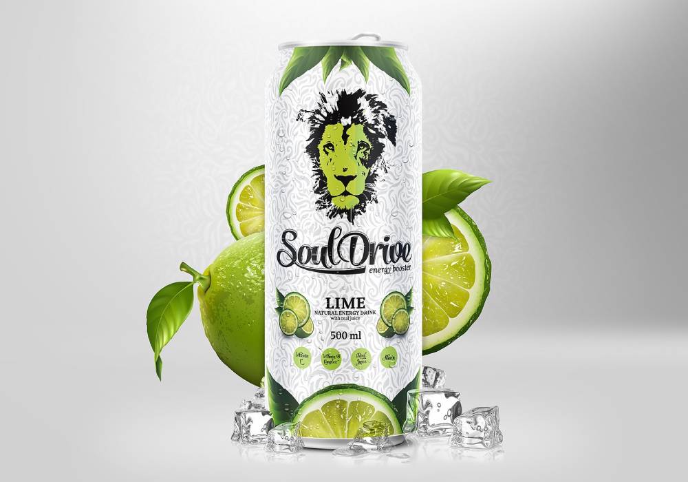 creative energy drink packaging design