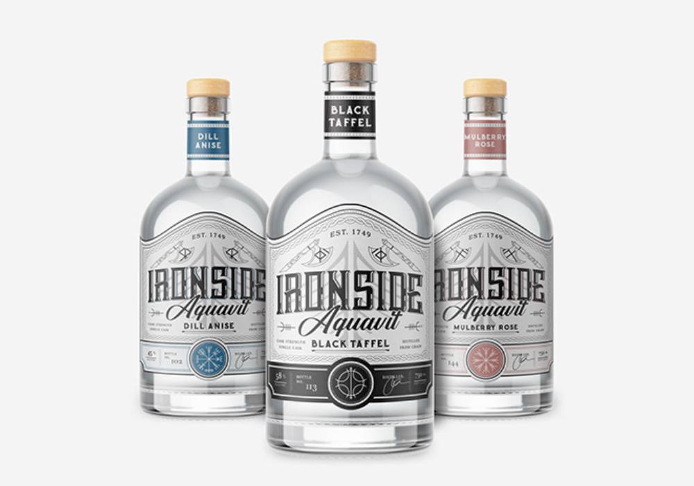 creative gin label design 