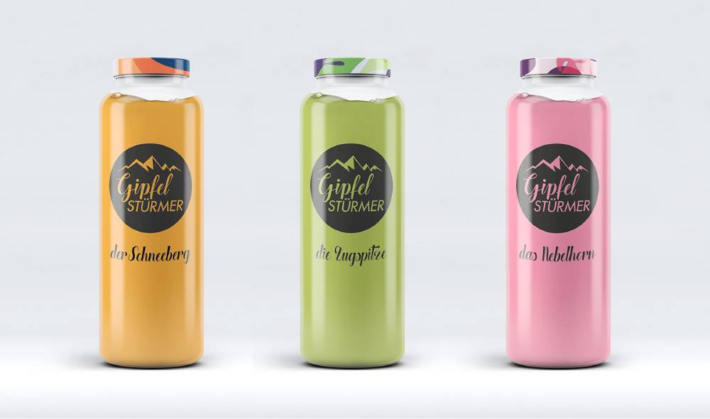 smoothie label design inspiration 