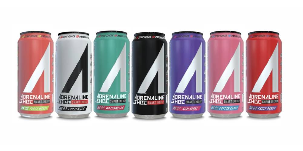 wonderful energy drink label design 