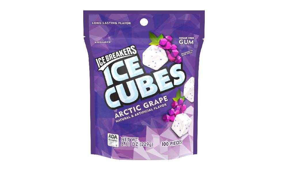 mouth freshner gum packaging design