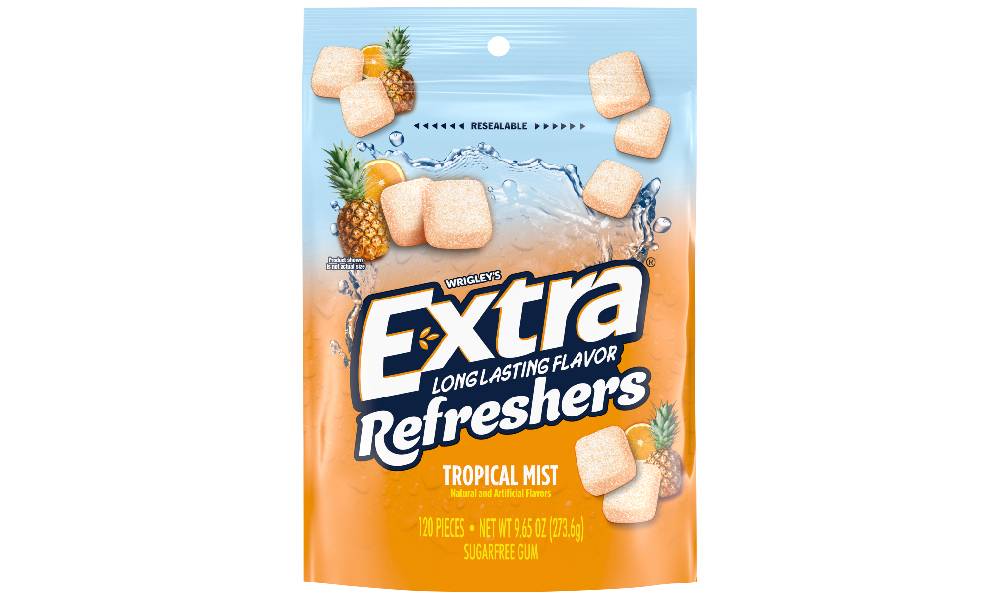 mouth freshner gum packaging design