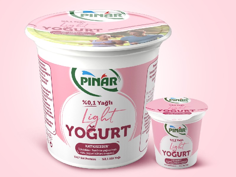 yogurt cup packaging design 