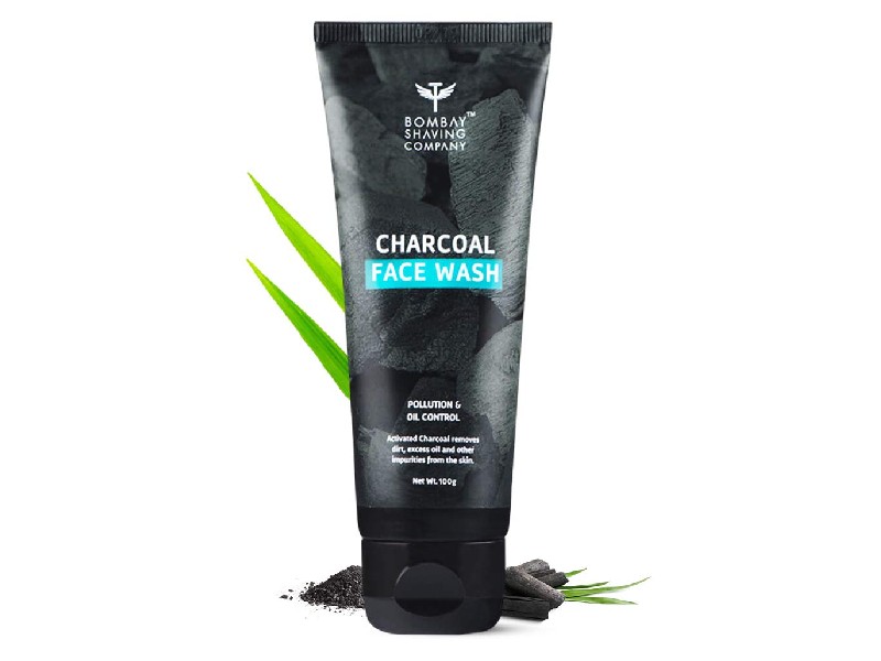 charcoal face wash label design 