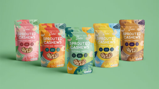 cashews packaging design