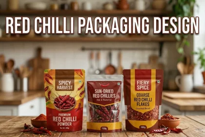red chilli packaging design