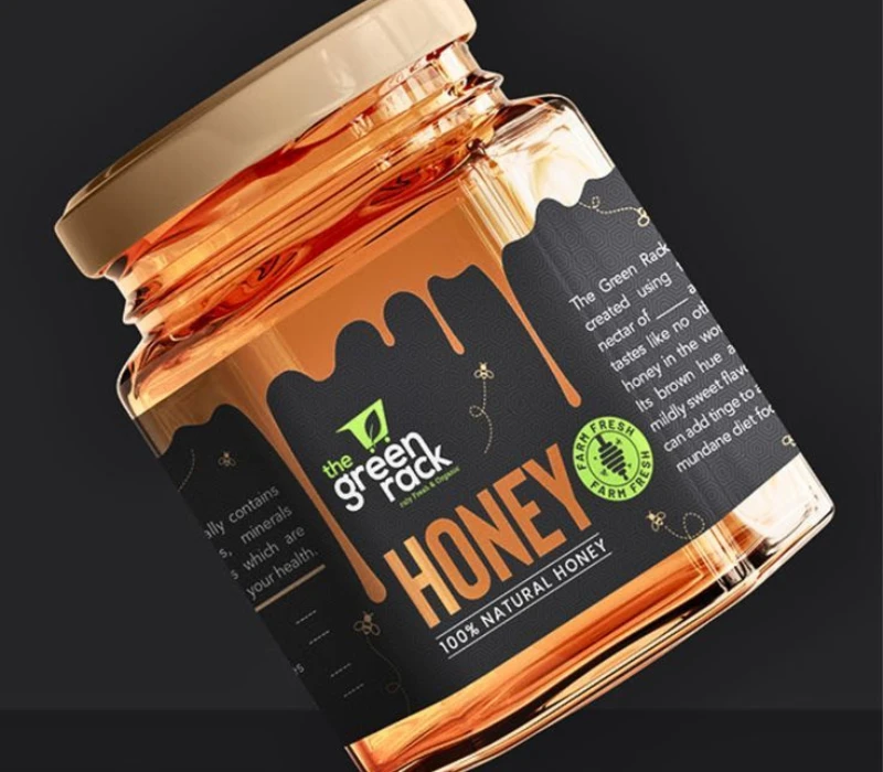 Honey label design