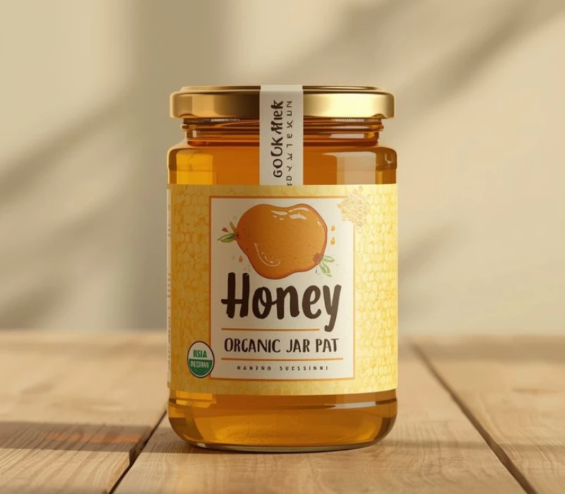 Honey label design