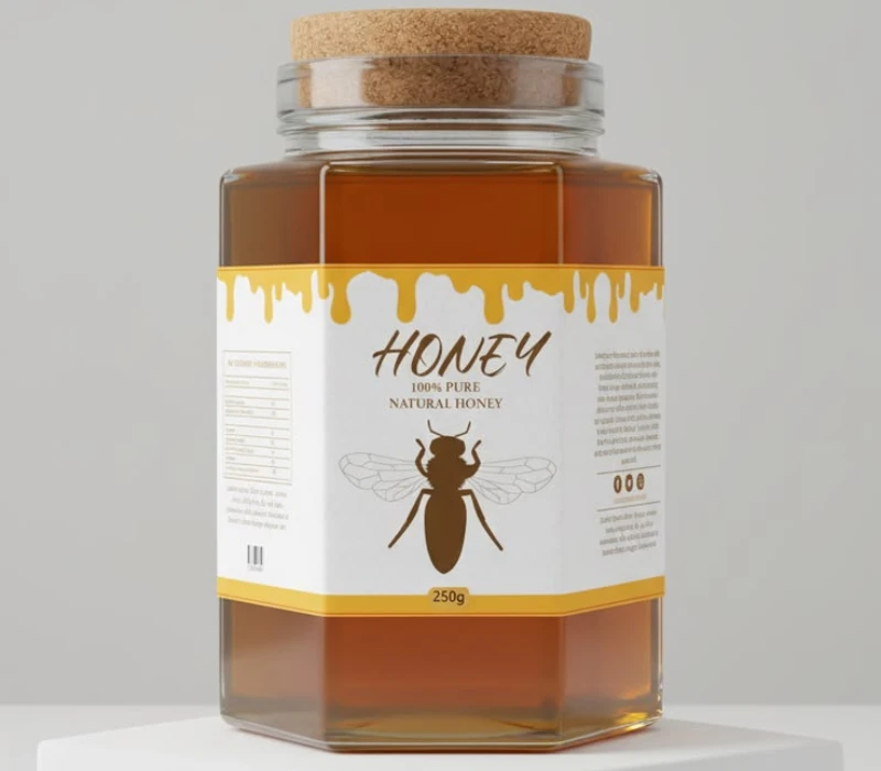 Honey label design