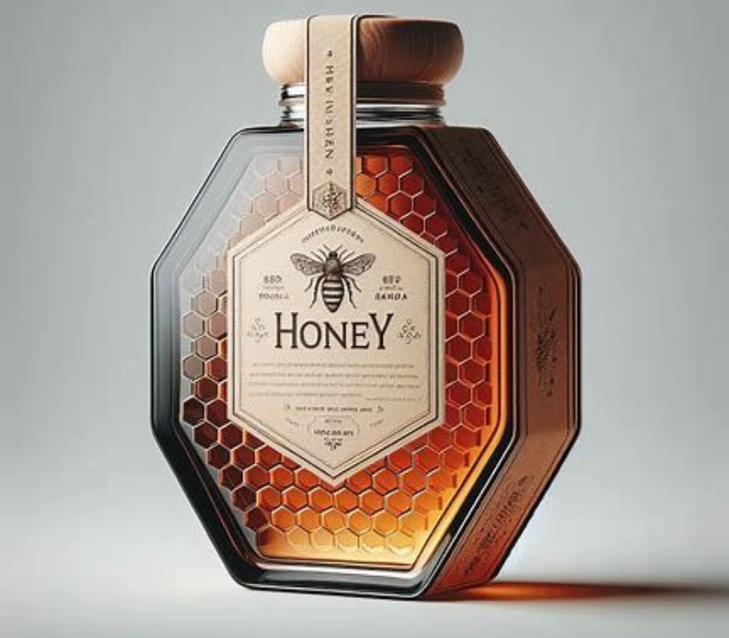 Honey label design