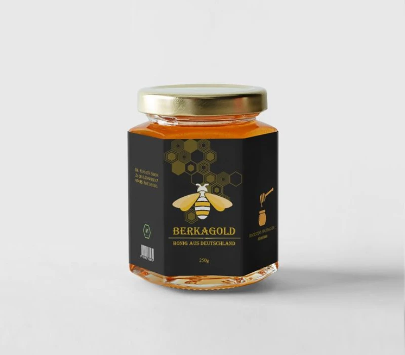 Honey label design