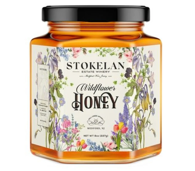 Honey label design