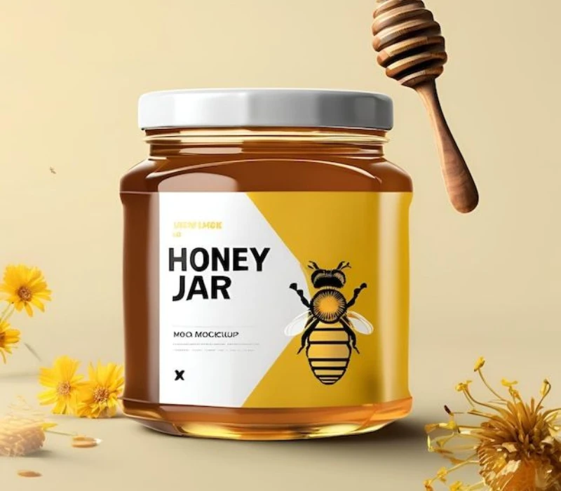 Honey label design